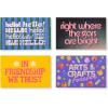 ban.do Postcard Book, Set of 24 Postcards with 12 Different Designs Stationery Booklet, Assorted