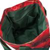 ban.do Large Resuable Tote Bag for Grocery Shopping/Work, Photorealistic Fruit Produce Bag for Farmers Market with Pockets and Button, Cherries
