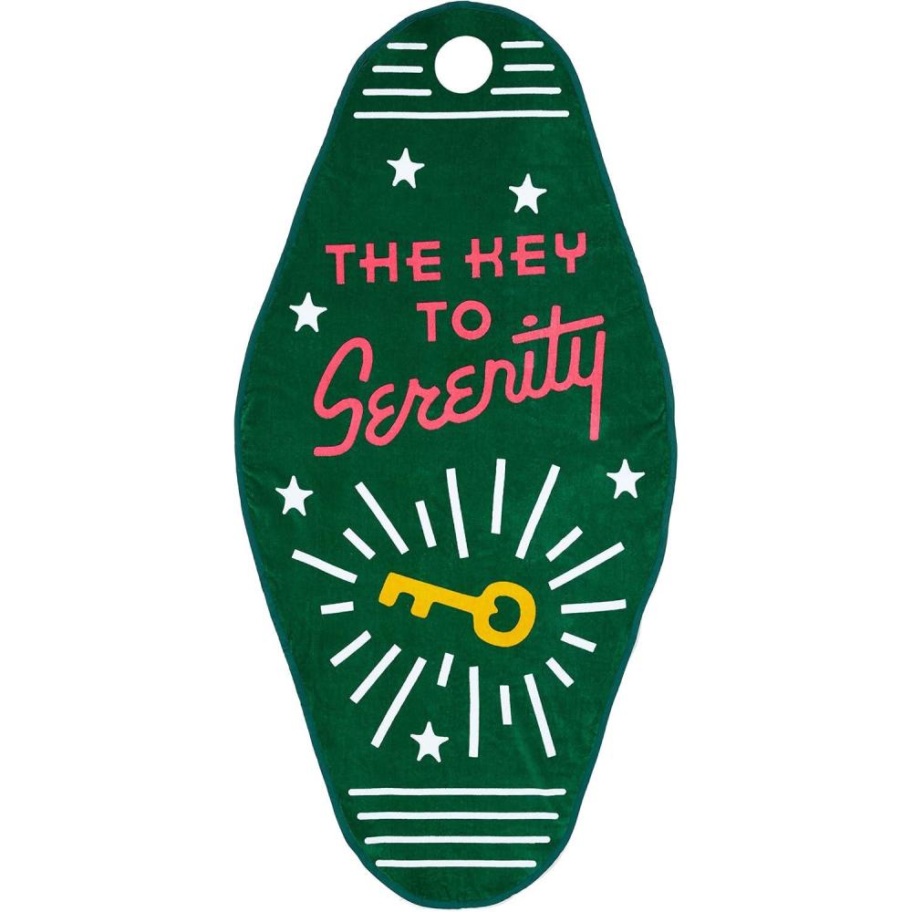 image:imagebando Giant Novelty Shape Green Terrycloth Beach Towel Staycation