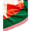 ban.do All Around Giant Circle Beach Towel, Oversized Towel for Adults and Children, Terry Cloth Pool Towel or Picnic Blanket, One with The Sun