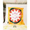 ban.do All Around Giant Circle Beach Towel, Oversized Towel for Adults and Children, Terry Cloth Pool Towel or Picnic Blanket, One with The Sun