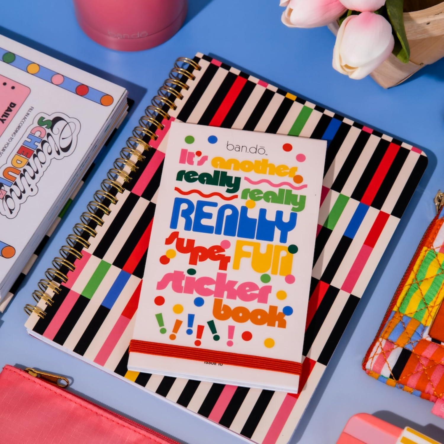 image:imagebando Issues 8 and 10 Sticker Books Bundle Colorful and Motivational Sticker Packs with Aesthetic Stickers for Scrapbooking Planners and Journals
