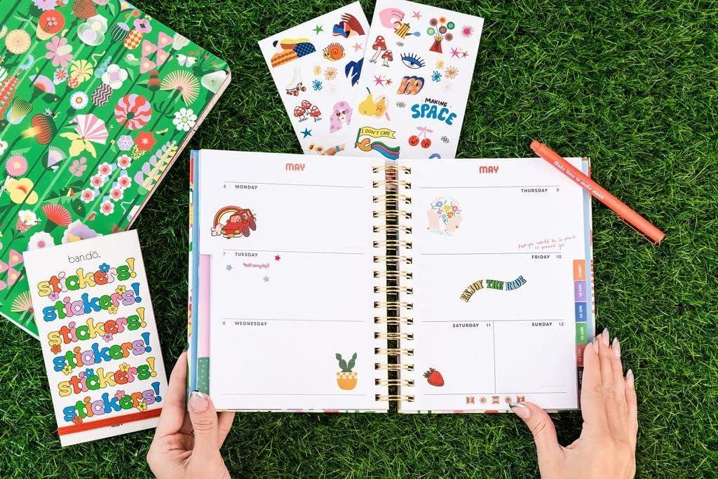 image:imagebando Issues 8 and 9 Sticker Books Bundle Colorful and Motivational Sticker Packs with Aesthetic Stickers for Scrapbooking Planners and Journals