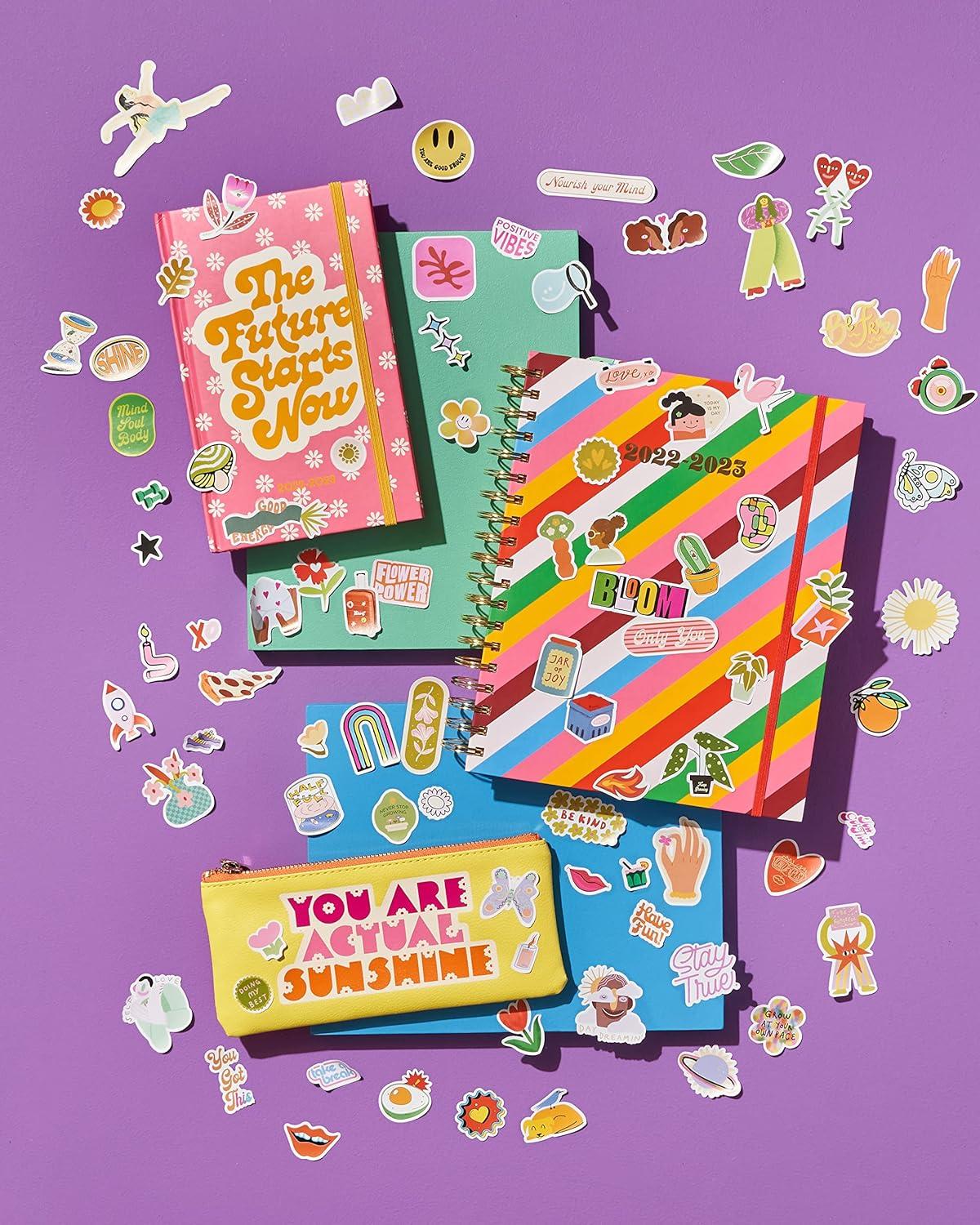 image:imagebando Issues 8 and 9 Sticker Books Bundle Colorful and Motivational Sticker Packs with Aesthetic Stickers for Scrapbooking Planners and Journals