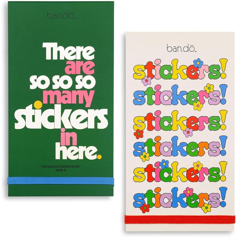 image:imagebando Issues 8 and 9 Sticker Books Bundle Colorful and Motivational Sticker Packs with Aesthetic Stickers for Scrapbooking Planners and Journals