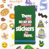 ban.do Issues 8 and 9 Sticker Books Bundle, Colorful and Motivational Sticker Packs with Aesthetic Stickers for Scrapbooking, Planners, and Journals
