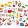 ban.do Issues 8 and 9 Sticker Books Bundle, Colorful and Motivational Sticker Packs with Aesthetic Stickers for Scrapbooking, Planners, and Journals