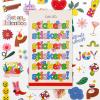 ban.do Issues 8 and 9 Sticker Books Bundle, Colorful and Motivational Sticker Packs with Aesthetic Stickers for Scrapbooking, Planners, and Journals