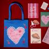 ban.do Big Canvas Bag with Shoulder Strap, Lightweight Reusable Travel Tote for Books, Beach or Produce, Pastries and Books