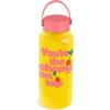 ban.do Large Water Bottle with Waterproof Sticker Pack, Stainless Steel Double Wall Tumbler, 33 Oz Insulated Metal Water Bottle with Twist on Lid and Strap (Cherry on Top)