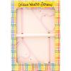 ban.do Cute Reusable Glass Straws for Iced Coffee, Set of 2, Decorative Shaped Straws, Hearts