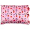 ban.do 26″ x 20″ Double Sided Satin Pillow Case Set of 2, Envelope Style Tuck Closure and Bow Tie Closure, Cherry Lips