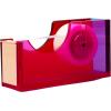 ban.do Cute Acrylic Tape Dispenser, Fun/Unique/Colorful Desk Accessories for Work/Office, Colorblock